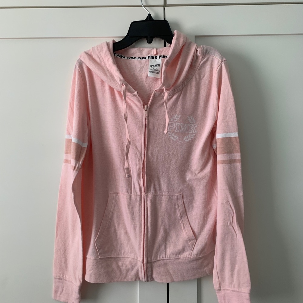 PINK zip up hoodie